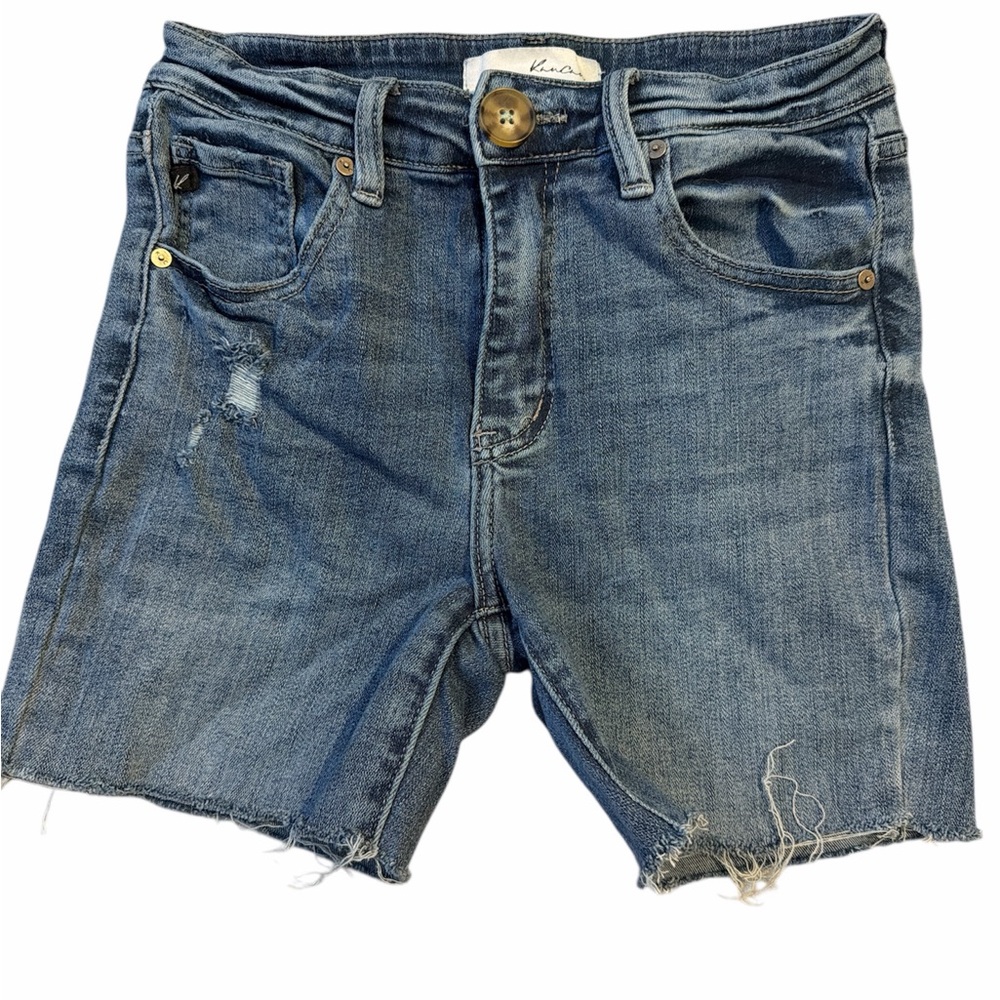 Kancan distressed denim shorts sz 2